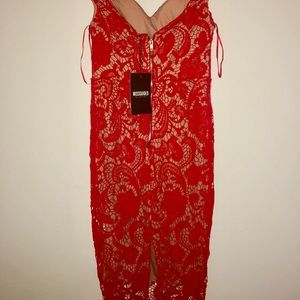 Missguided midi elegant dress - size small